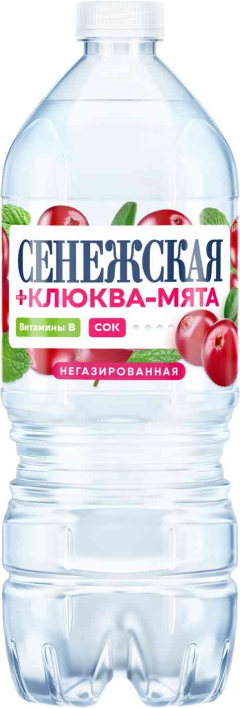Напиток Сенежская Клюква-мята без газа