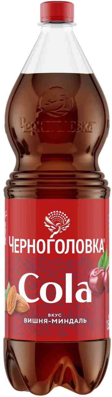 Напиток газированный Черноголовка Кола Вишня-миндаль