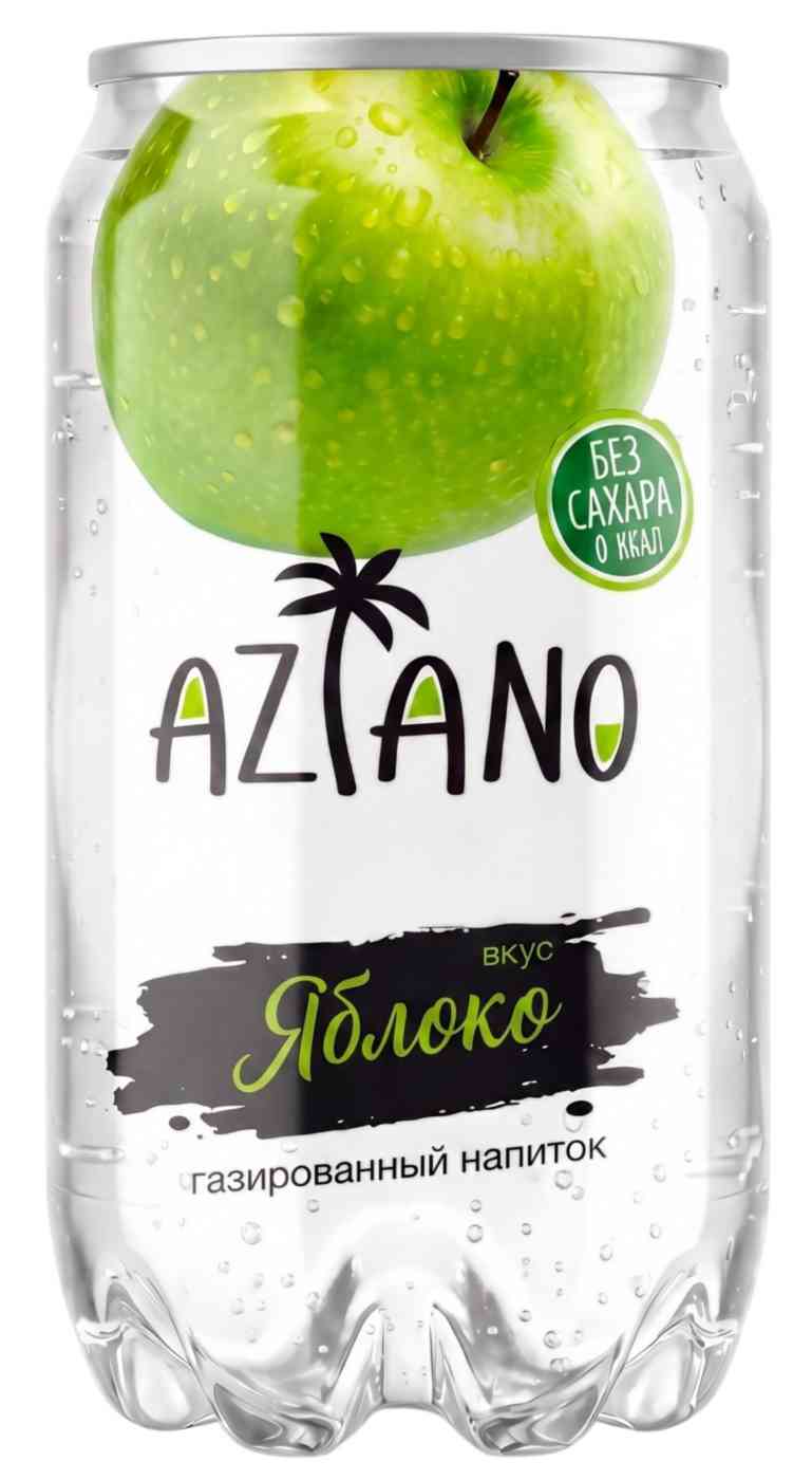Напиток газированный Aziano со вкусом Яблока