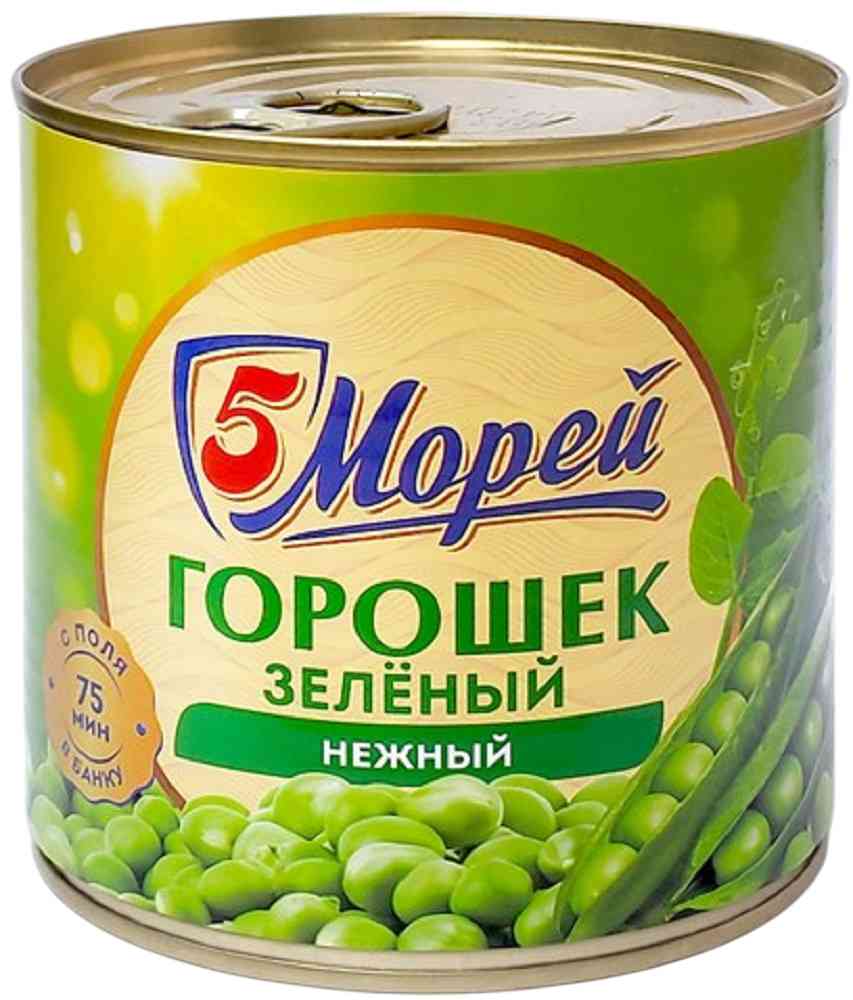 Горошек зеленый 5 Морей нежный