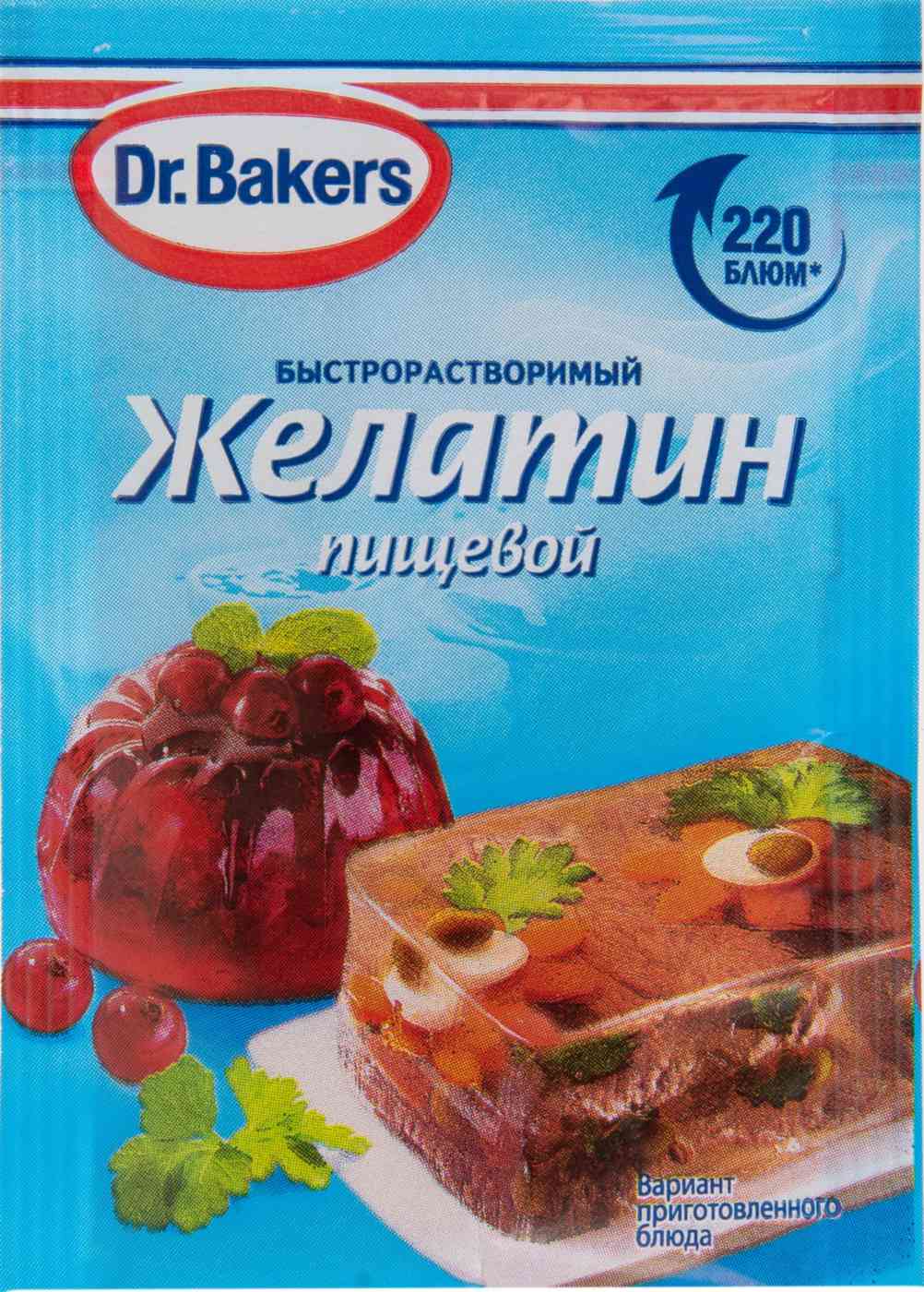 Желатин Dr. Bakers пищевой