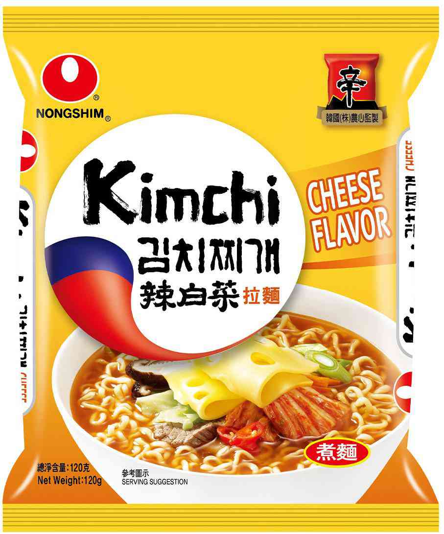 Лапша быстрого приготовления Nongshim Кимчи Рамен с сырным вкусом