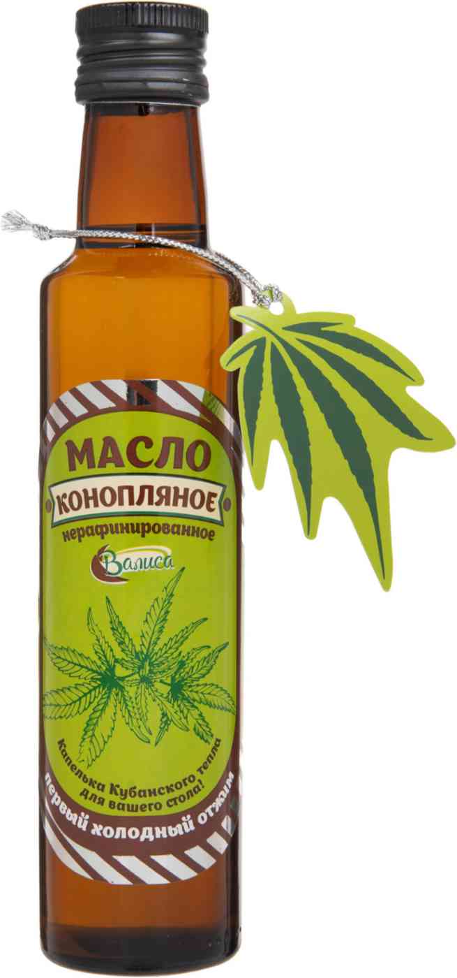 Масло конопляное Валиса нерафинированное