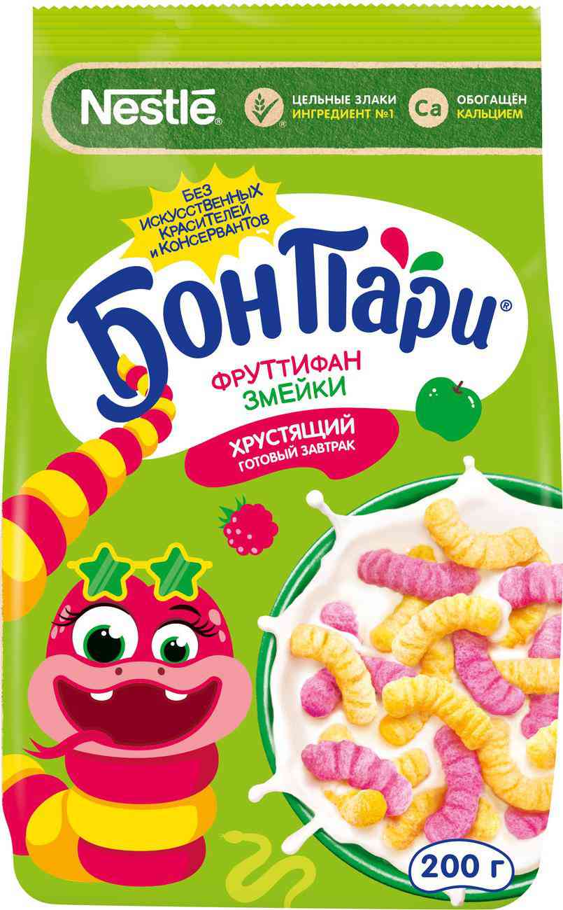 Готовый завтрак Бон Пари змейки