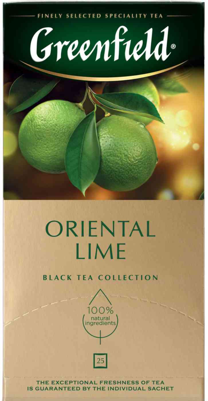 Чай черный Greenfield Oriental Lime