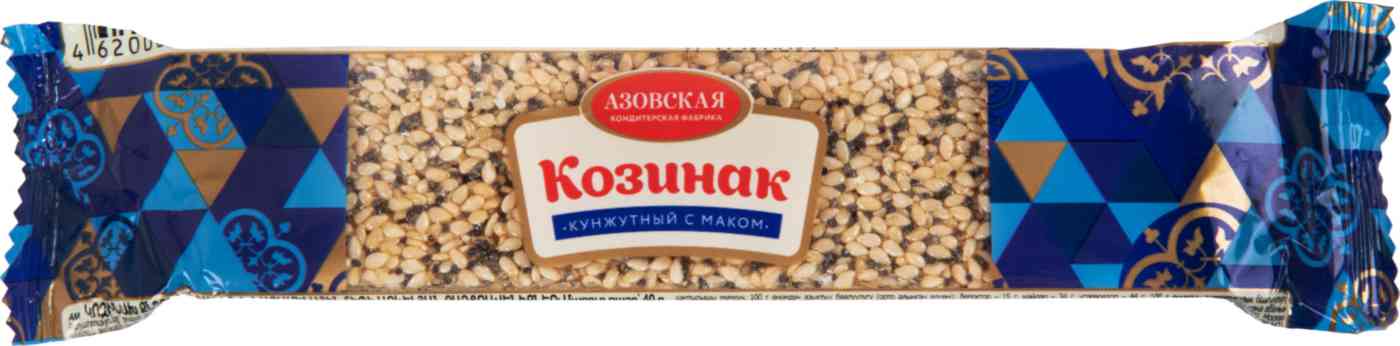 Козинак Азовская кондитерская фабрика кунжут с маком