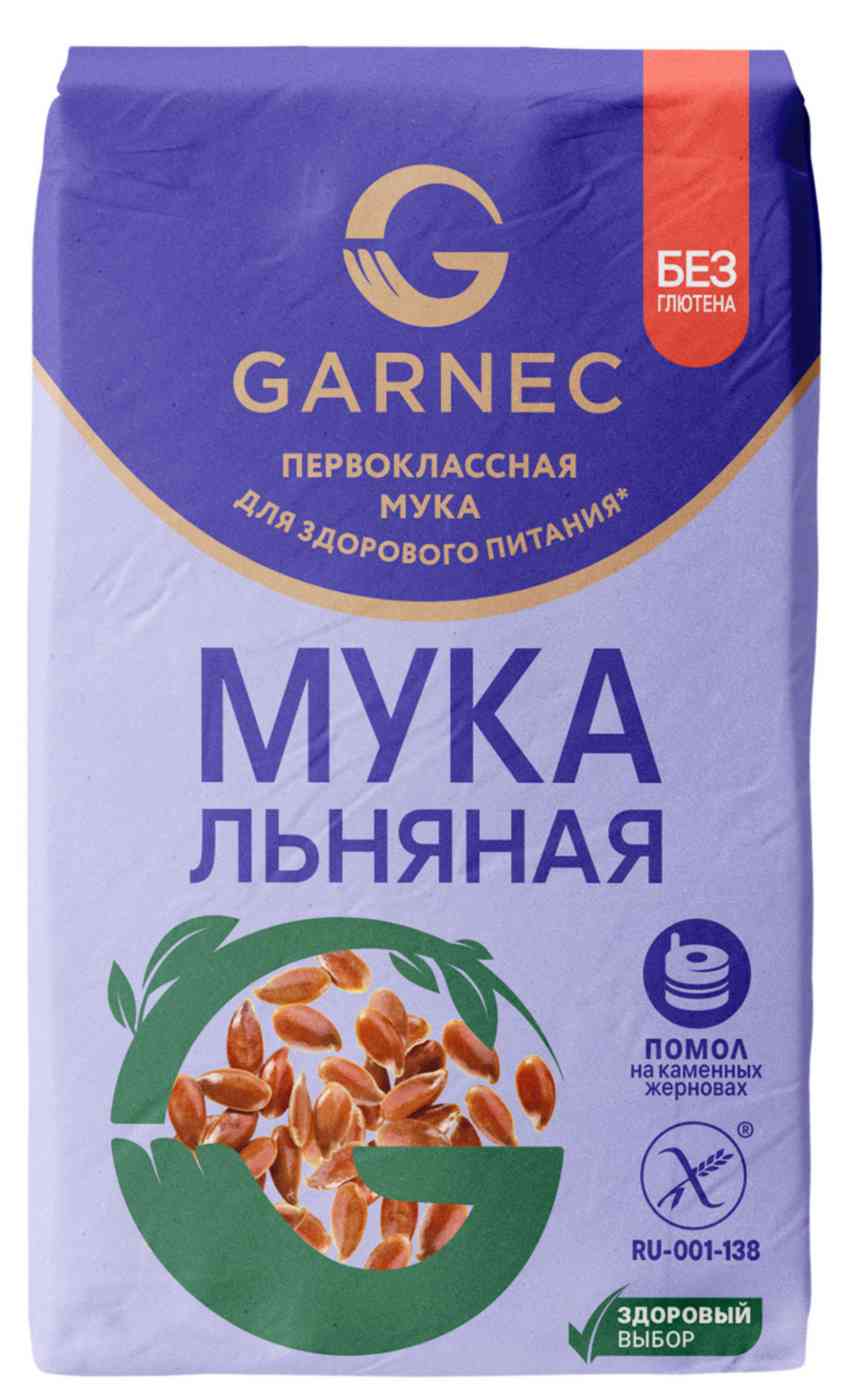 Мука льняная Garnec без глютена
