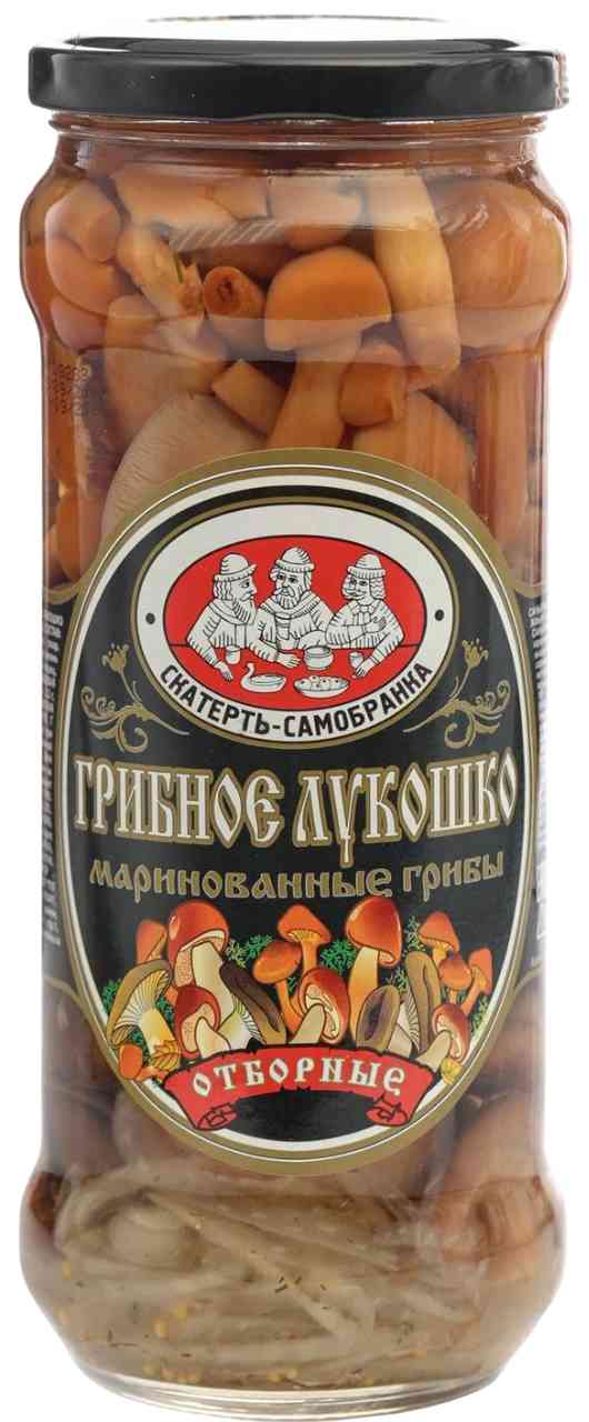 Грибы Скатерть-Самобранка Грибное лукошко маринованное отборное