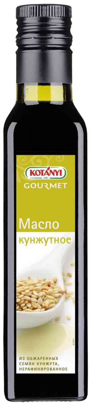 Масло кунжутное Kotanyi Gourmet кунжутное нерафинированное
