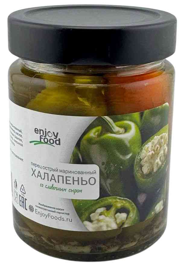Перец маринованный EnjoyFood халапеньо со сливочным сыром