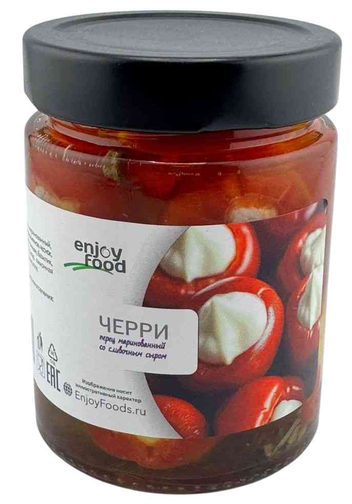 Перец маринованный EnjoyFood черри со сливочным сыром