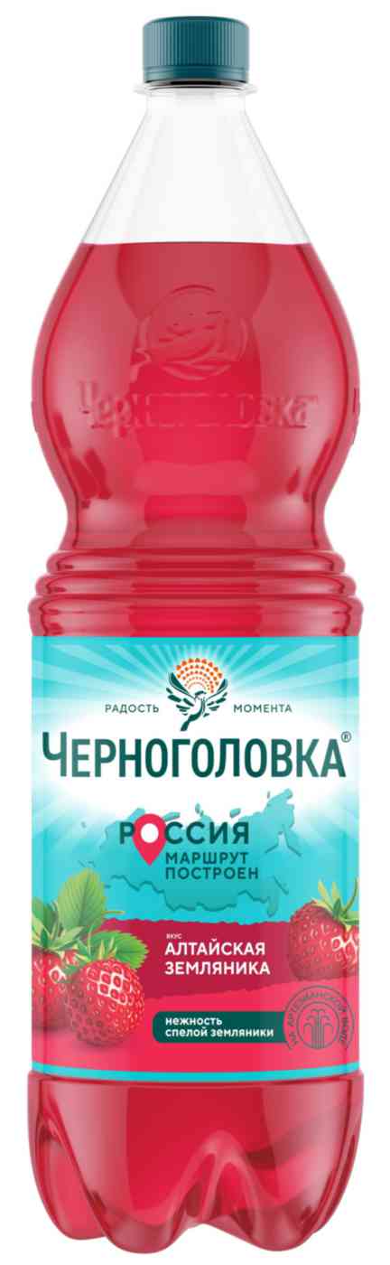 Напиток газированный Черноголовка земляника