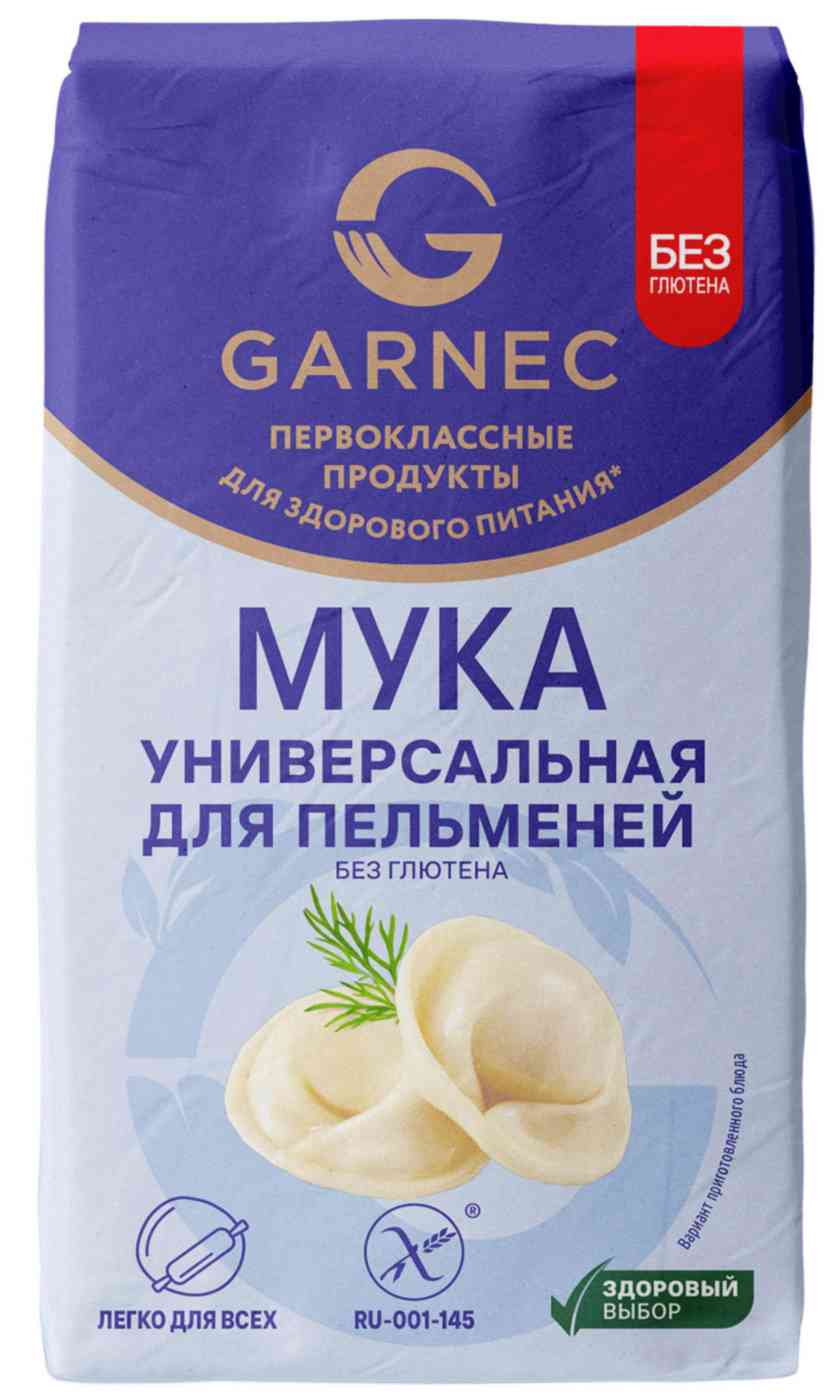 Мука для пельменей универсальная Garnec без глютена