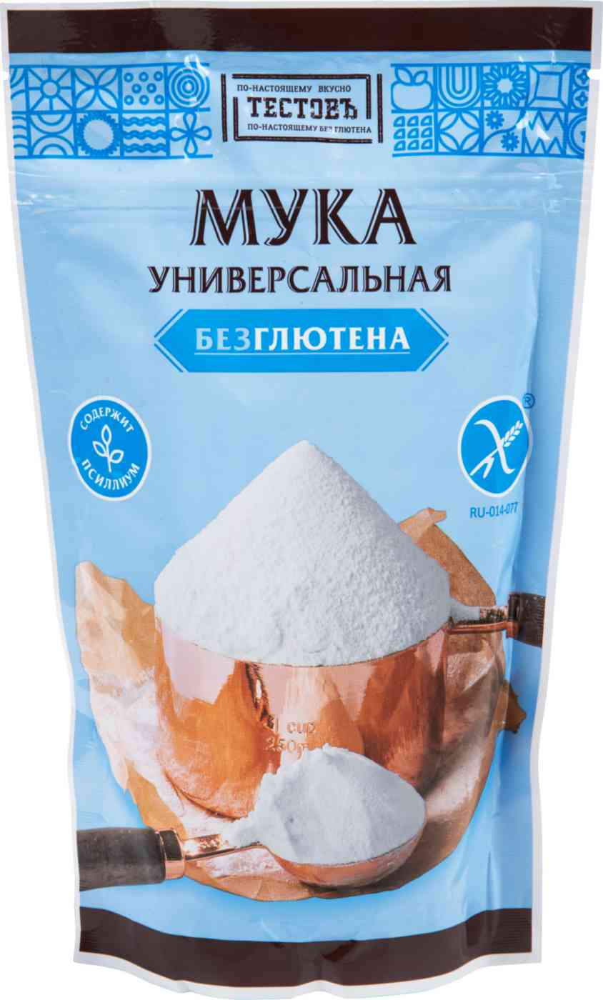 Мука универсальная Тестовъ без глютена