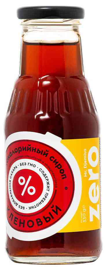 Сироп низкокалорийный Mr. Djemius Zero кленовый без сахара
