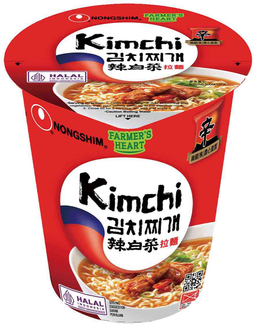 Лапша быстрого приготовления Nongshim кимчи рамен