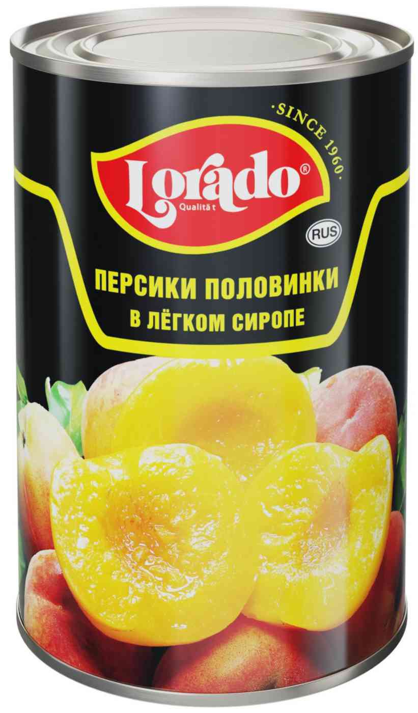 Персик Lorado половинки в сиропе