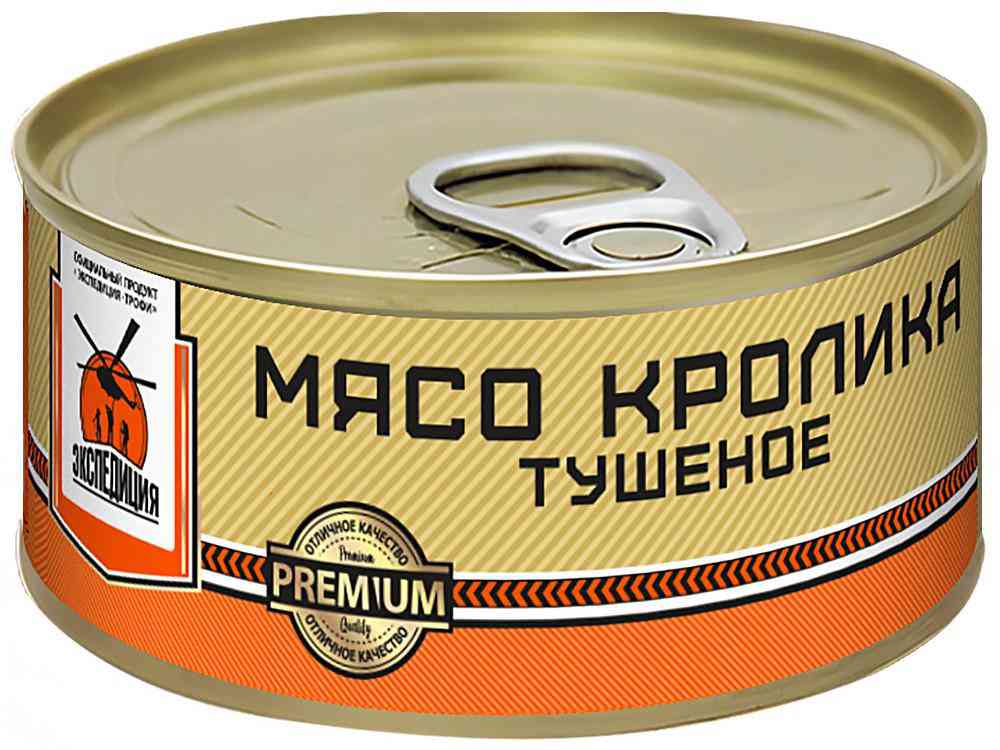 Мясо кролика тушеное Экспедиция