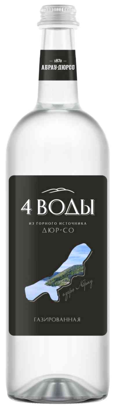 Вода питьевая артезианская Абрау-Дюрсо 4 воды газированная
