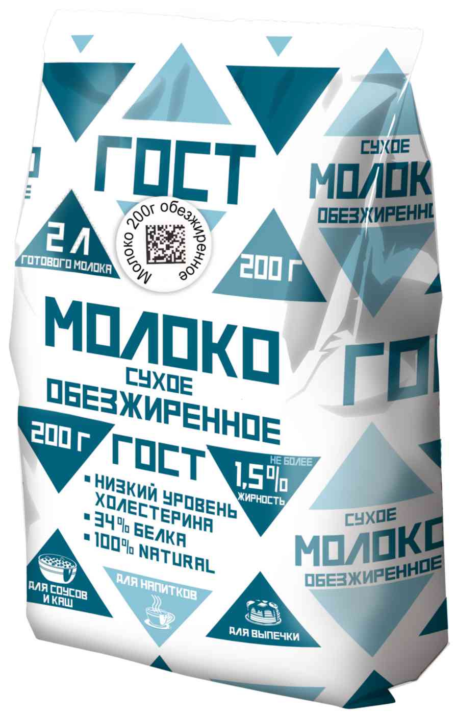 Сухое обезжиренное молоко ГОСТ