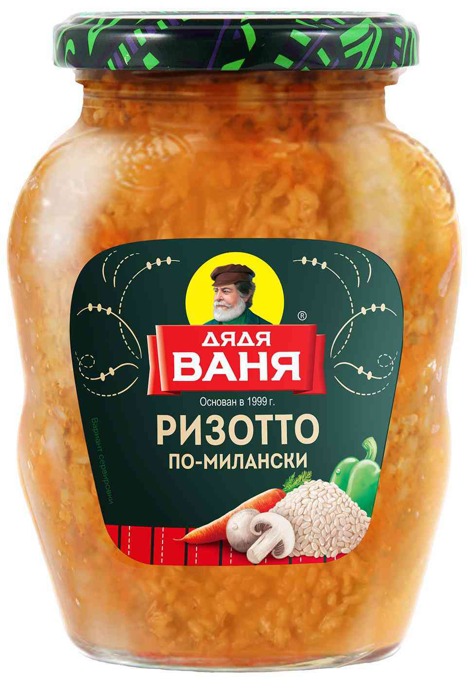 Ризотто Дядя Ваня с грибами по-Милански