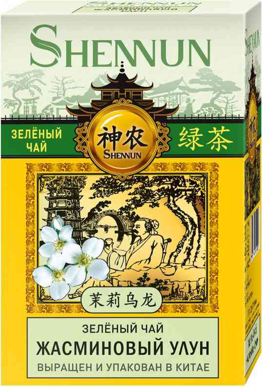 Чай зеленый Shennun Жасминовый Улун