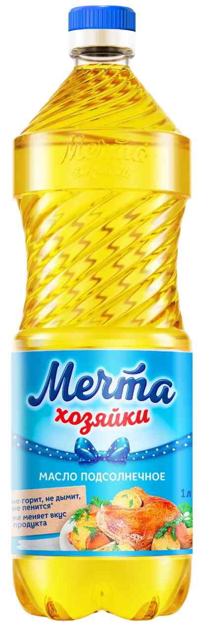 Масло подсолнечное Мечта Хозяйки рафинированное