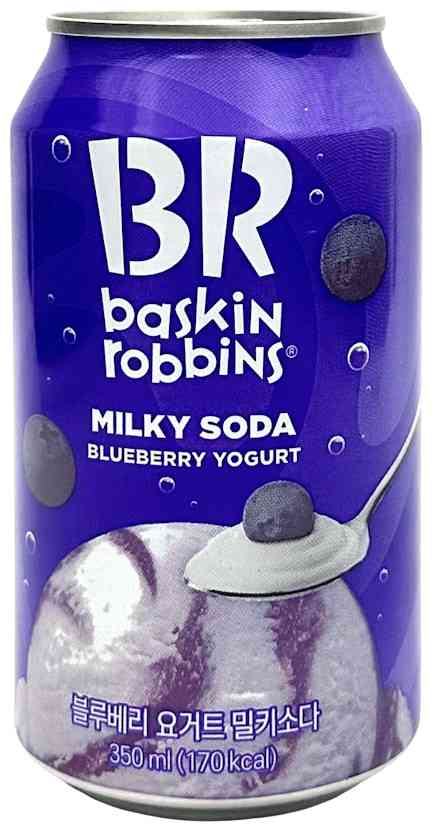Напиток безалкогольный газированный Baskin Robbins Милки Сода Блюберри Йогурт