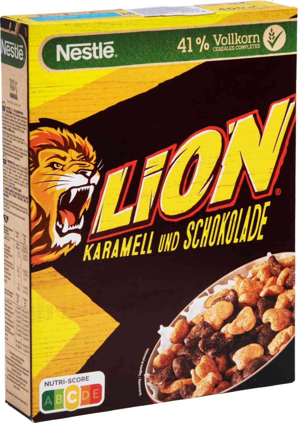 Хлопья Nestle Lion Karamell und Schocolade