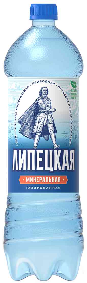 Вода минеральная природная лечебно-столовая питьевая Липецкая газированная