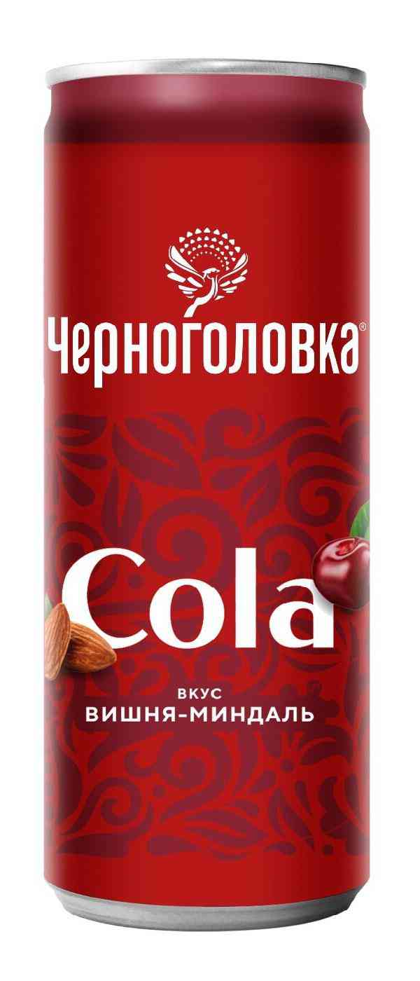Напиток Черноголовка кола-вишня-миндаль
