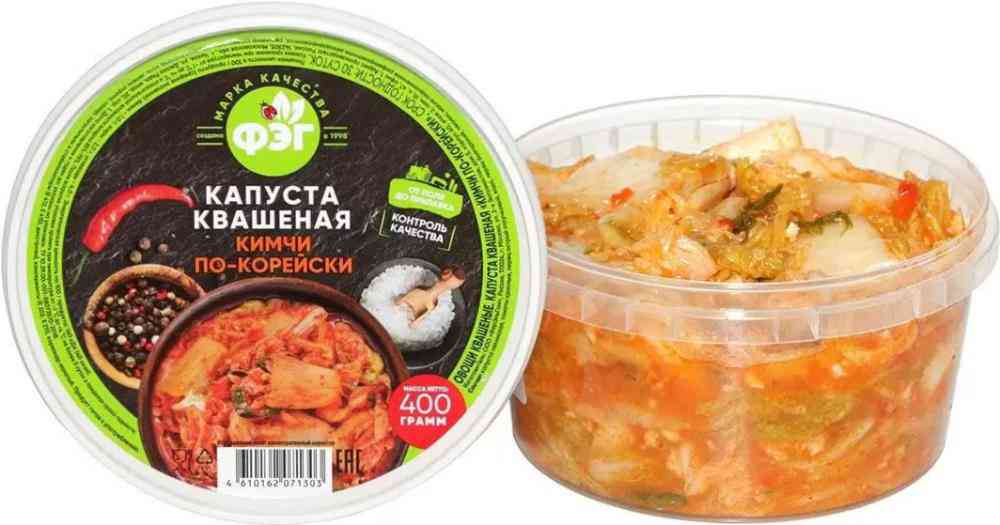 Капуста квашеная ФЭГ кимчи по-корейски