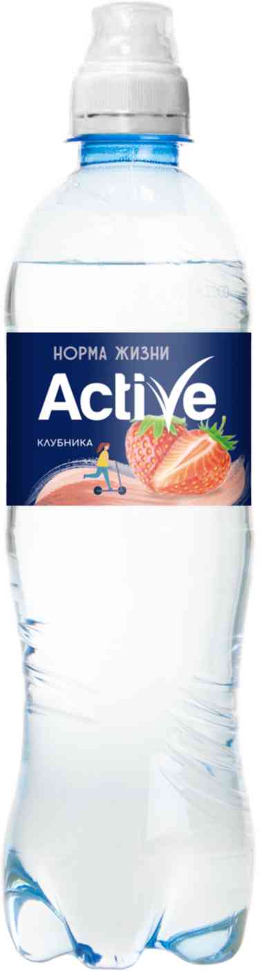 Напиток Норма жизни Active со вкусом клубники