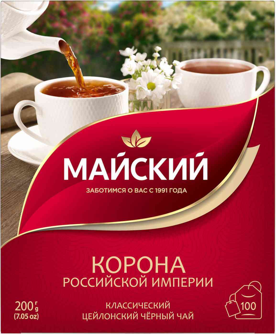 Чай чёрный Майский Корона Российской Империи