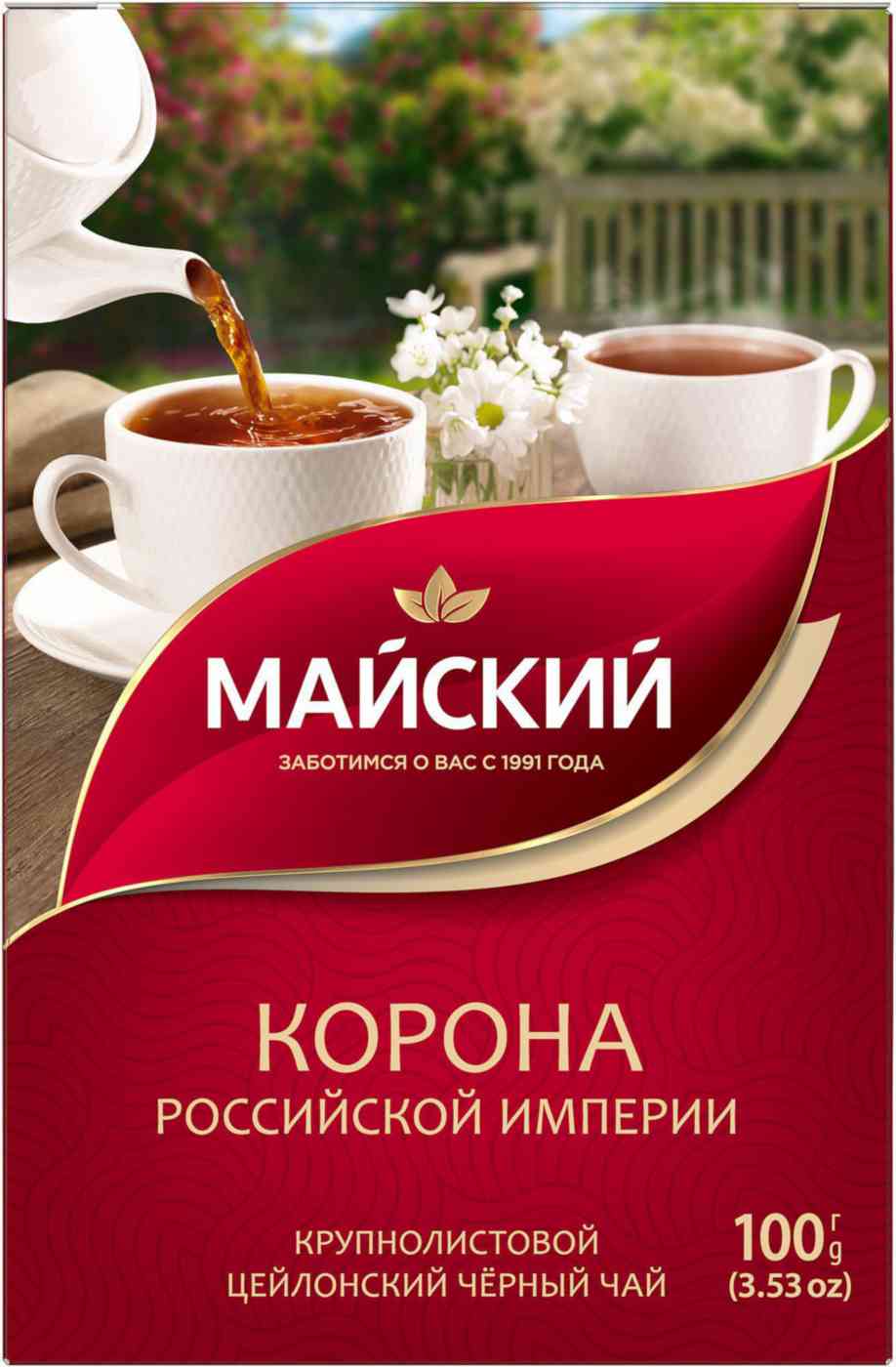 Чай чёрный Майский Корона Российской Империи