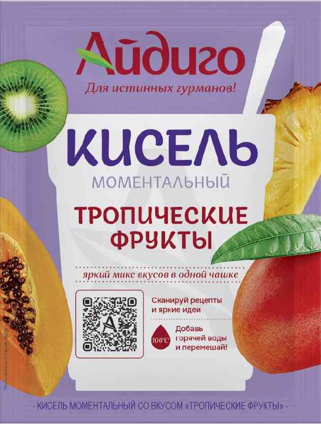 Кисель Айдиго Тропические фрукты