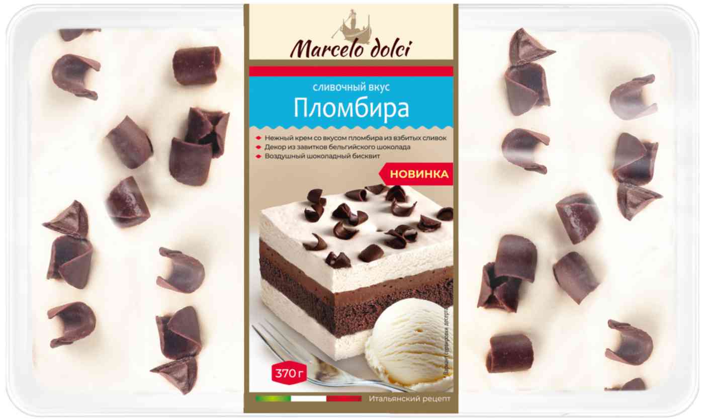 Торт Бисквитный со вкусом пломбира Marcelo Dolci