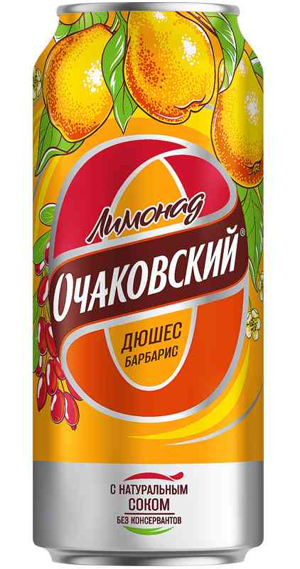 Лимонад Очаковский дюшес-барбарис