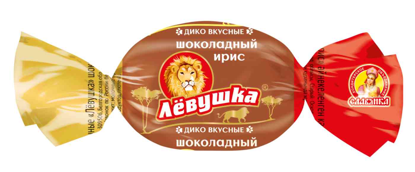 Конфеты глазированные Лёвушка шоколадный ирис