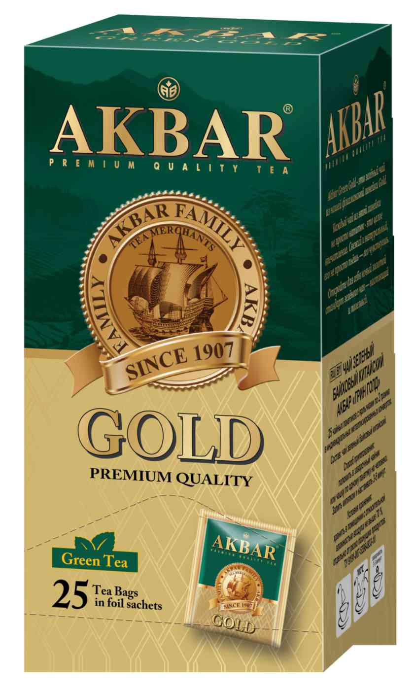 Чай зеленый Akbar Голд