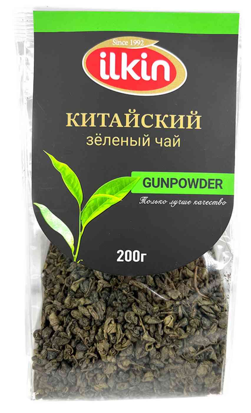 Чай зеленый Ilkin Ганпаудер китайский крупнолистовой
