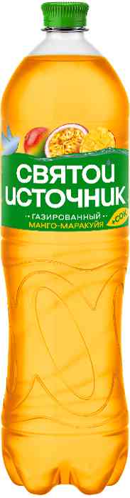 Вода+Сок Святой Источник манго-маракуйя газированная