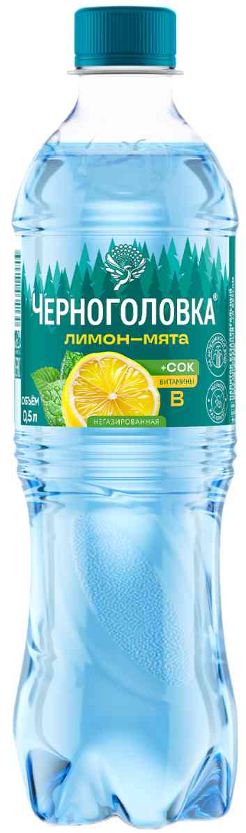 Напиток Черноголовка Лимон-Мята негазированный