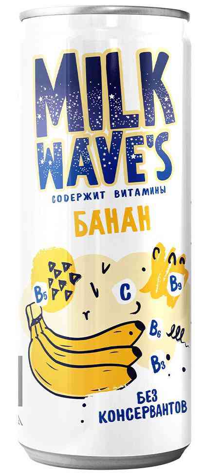 Напиток Milk wave's банан