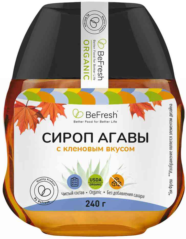 Сироп агавы BeFresh с кленовым вкусом