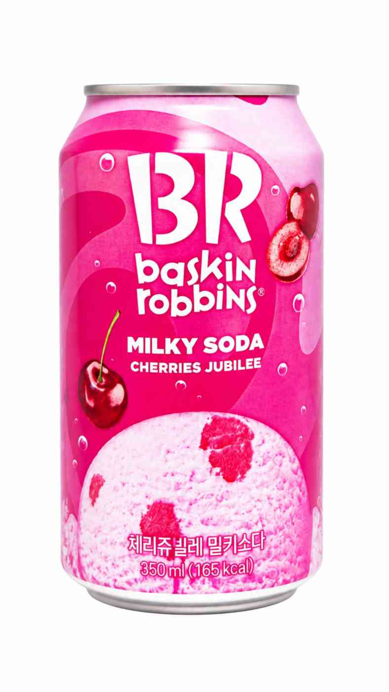 Напиток Baskin Robbins Milky Soda Cherries Jubilee