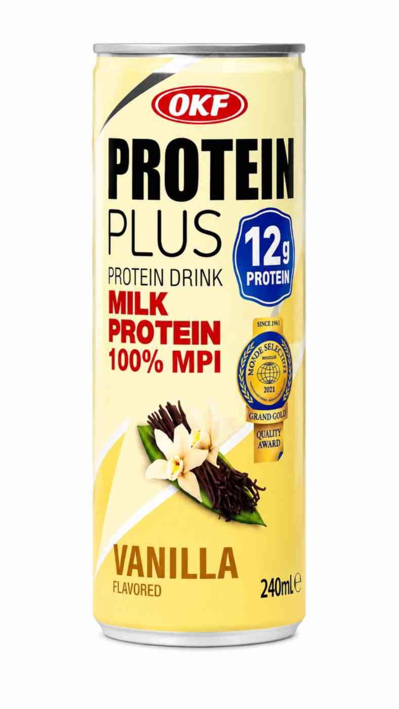 Напиток OKF Protein Plus Vanilla flavored