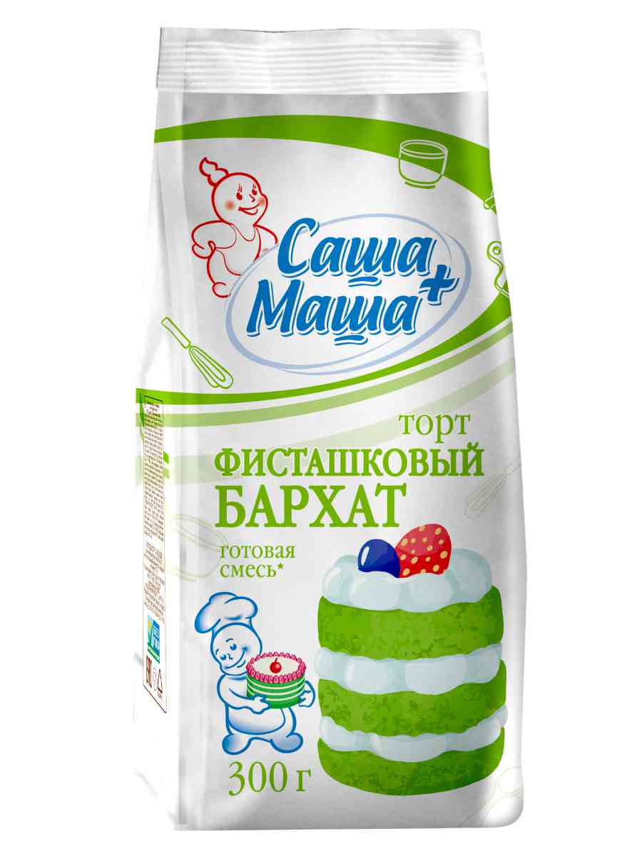 Готовая смесь С. Пудовъ Саша+Маша Торт Фисташковый бархат